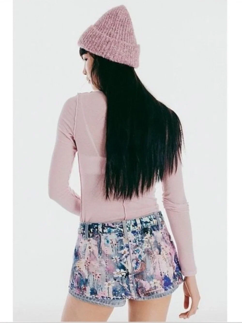 Free People We The Free Galivanting Illusions Low Rise Mini Skort
